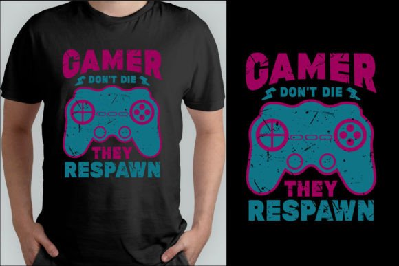 Download Gamer T-shirt Design.Gaming Retro Tshirt - Premium Resources
