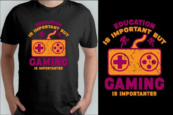 Download Gamer T-shirt Design.Gaming Retro Tshirt - Premium Resources