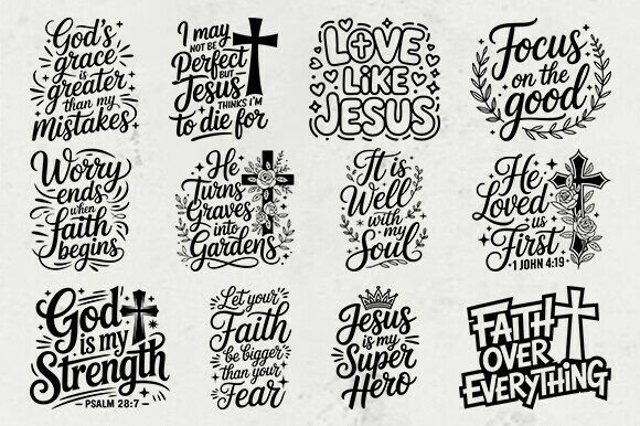 Download Christian Faith SVG Bundle, Bible Verse - Faith svg Collection